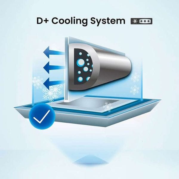 Congelador Midea Triple Cooling System 7 Pies