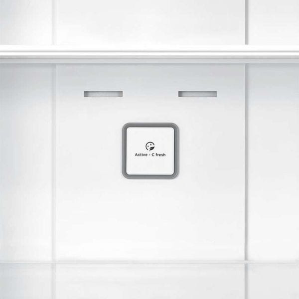 Refrigerador Midea Top Mount Smart Sensor Bru Steel 13 Pies