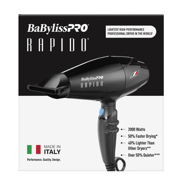 Secadora BaByliss Rapido 2000W