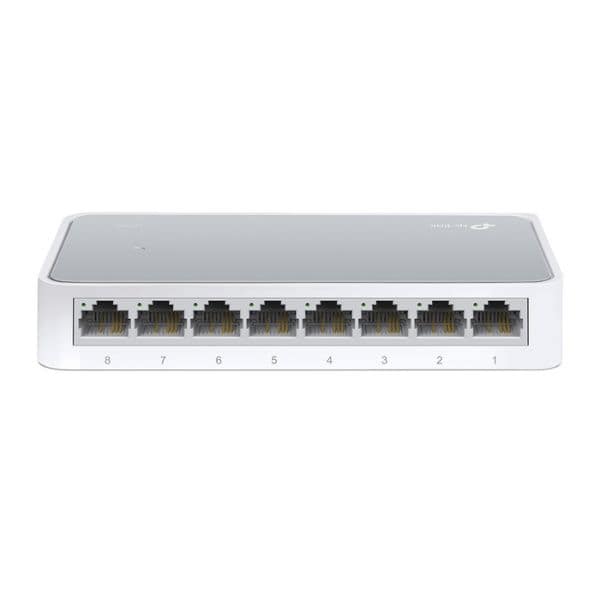 Switch Tp-Link TL-SF1008D de sobremesa con 8 puertos a 10/100 Mbps