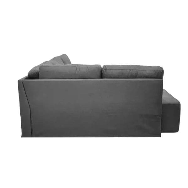 Sofá Cama Tokoa en L SA-4325 Chaise con Baúl y Tomas USB