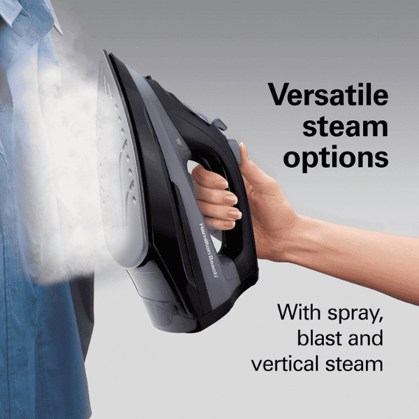 Plancha Hamilton Beach 14105 de vapor con suela Extra-Glide