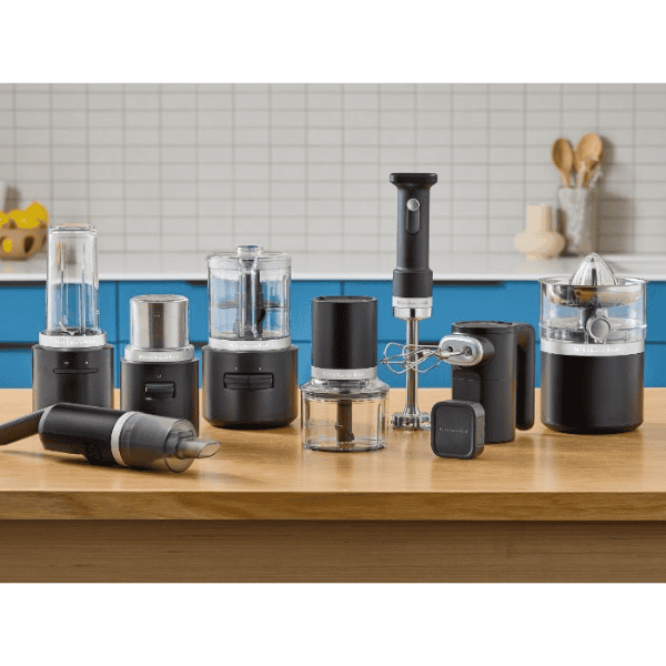 Kit KitchenAid Go KBUR131BM Picadora de Alimentos, Aspiradora y Batidora de Mano