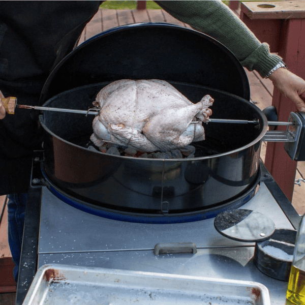Asador Weber Giratorio para parrillas de carbón de 57 cm