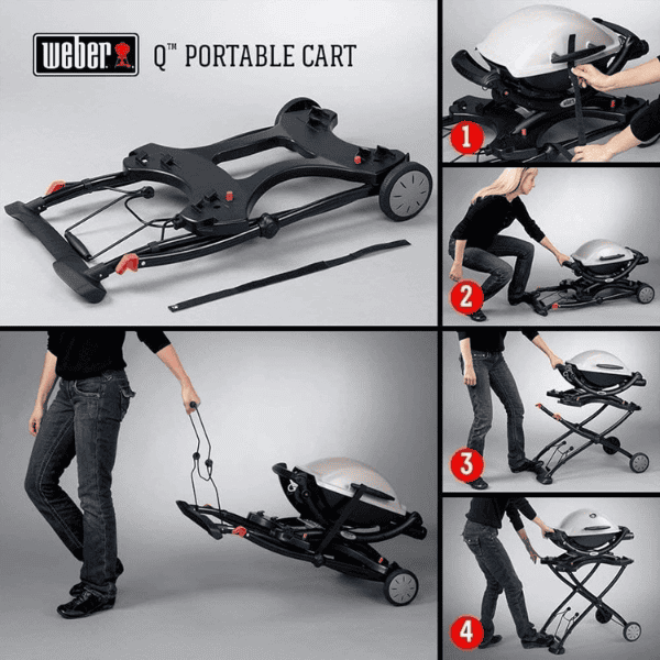 Carro Weber Portátil para barbacoas de gas Q 1000/2000