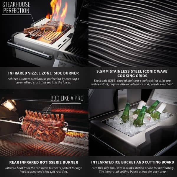 Parrilla Napoleon Prestige Gas Propano 500