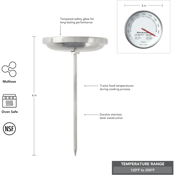 Termómetro Curvo KitchenAid
