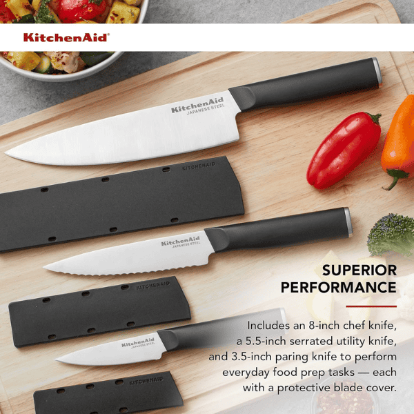 Juego Cuchillos KitchenAid Clásicos 3