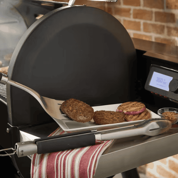Set Weber Pinzas y Espátula de precisión para parrilla
