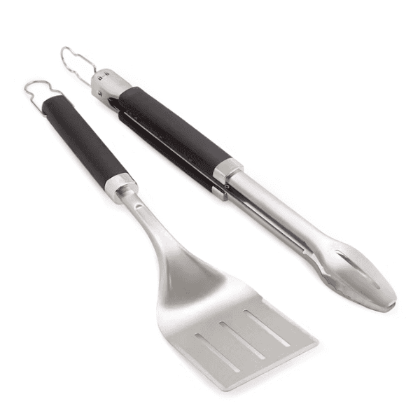 Set Weber Pinzas y Espátula de precisión para parrilla