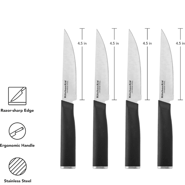 Juego de Cuchillos KitchenAid 4 Piezas