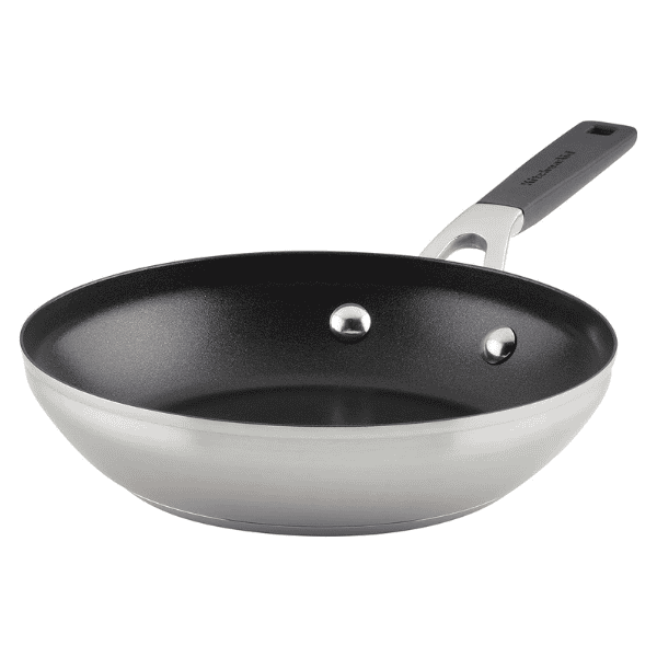 Sartén KitchenAid de acero inoxidable pulido 5 cuartos