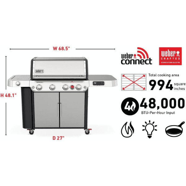 Parrilla Genesis Weber SPX-435