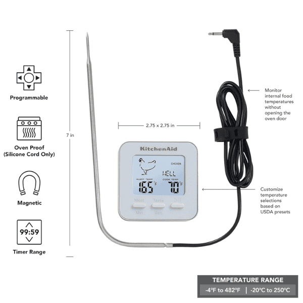 Termómetro de Sonda Programable KitchenAid