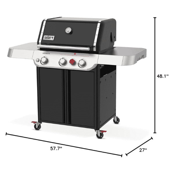 Parrilla Genesis E-325W Butano o propano de 3 quemadores
