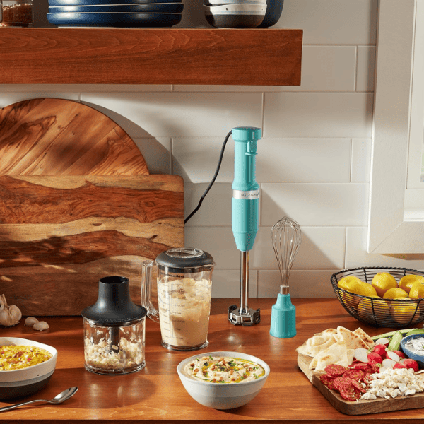 Batidora de Inmersión KitchenAid KHBV83 con Accesorios