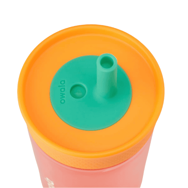 Describe con 200 palabras, 4 parrafos de Vaso Owala de Plástico para niños de 15 oz