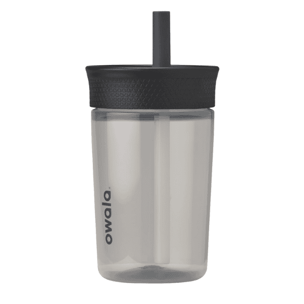 Describe con 200 palabras, 4 parrafos de Vaso Owala de Plástico para niños de 15 oz