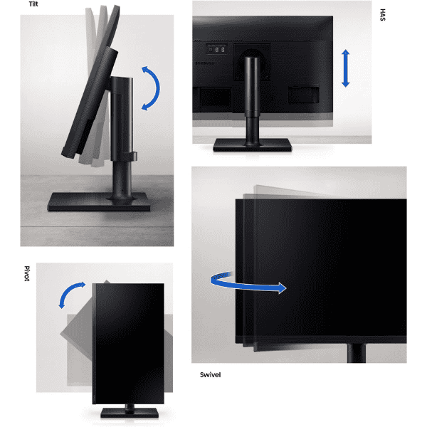 Monitor Samsung 24" FHD Flat Internal Power HAS
