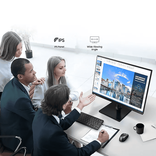 Monitor Samsung 24" FHD Flat Internal Power HAS