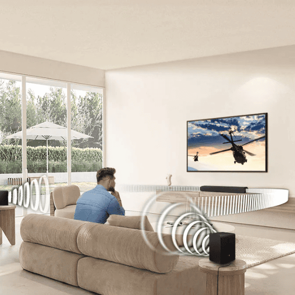 Barra de Sonido Samsung HW-S60D/ZP con subwoofer