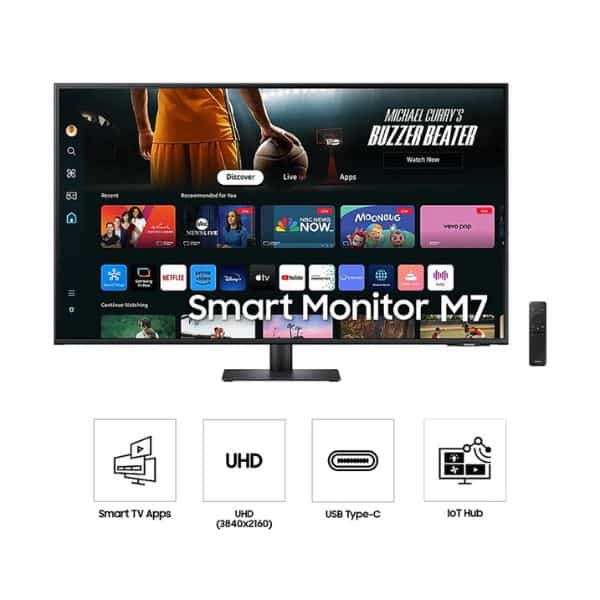 Monitor Samsung 43" Smart UHD serie M7 (M70D)
