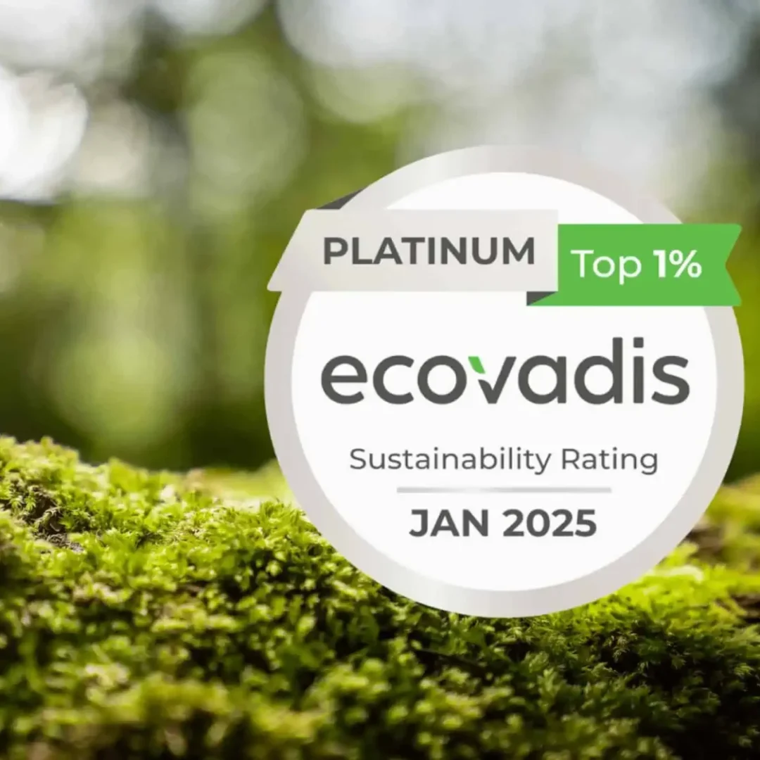 OverIT recibe la Medalla Platinum de EcoVadis