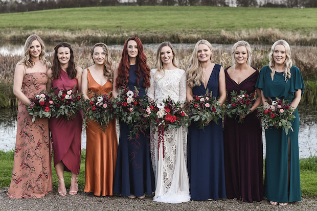 Winter bridesmaids clearance