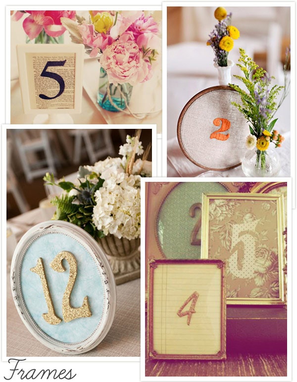 Table Number Ideas Simple And Chic Ideas For Table Numbers