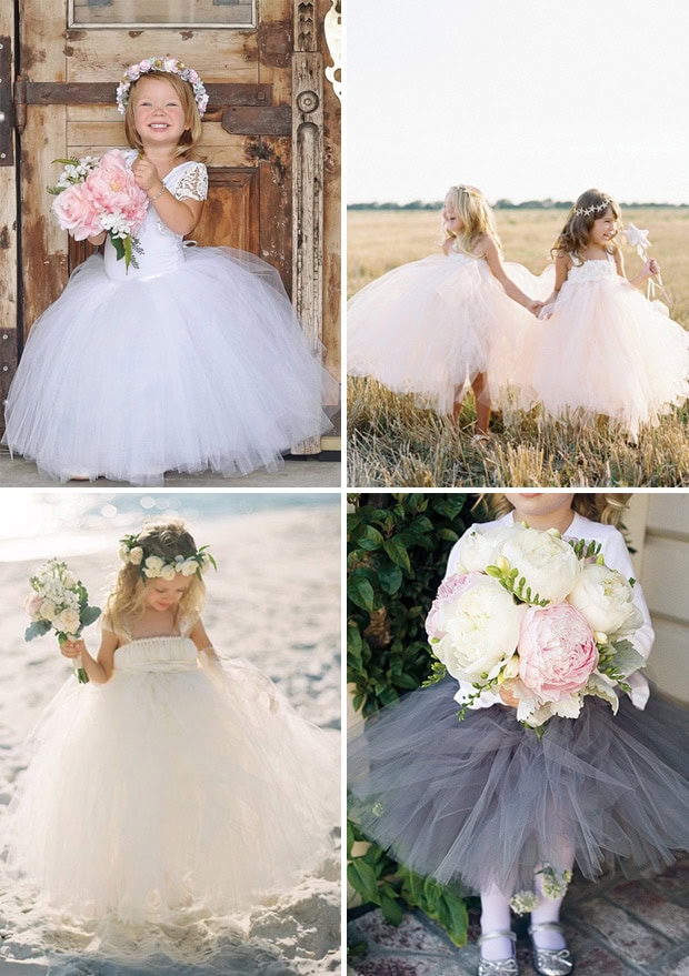 flower girl tulle