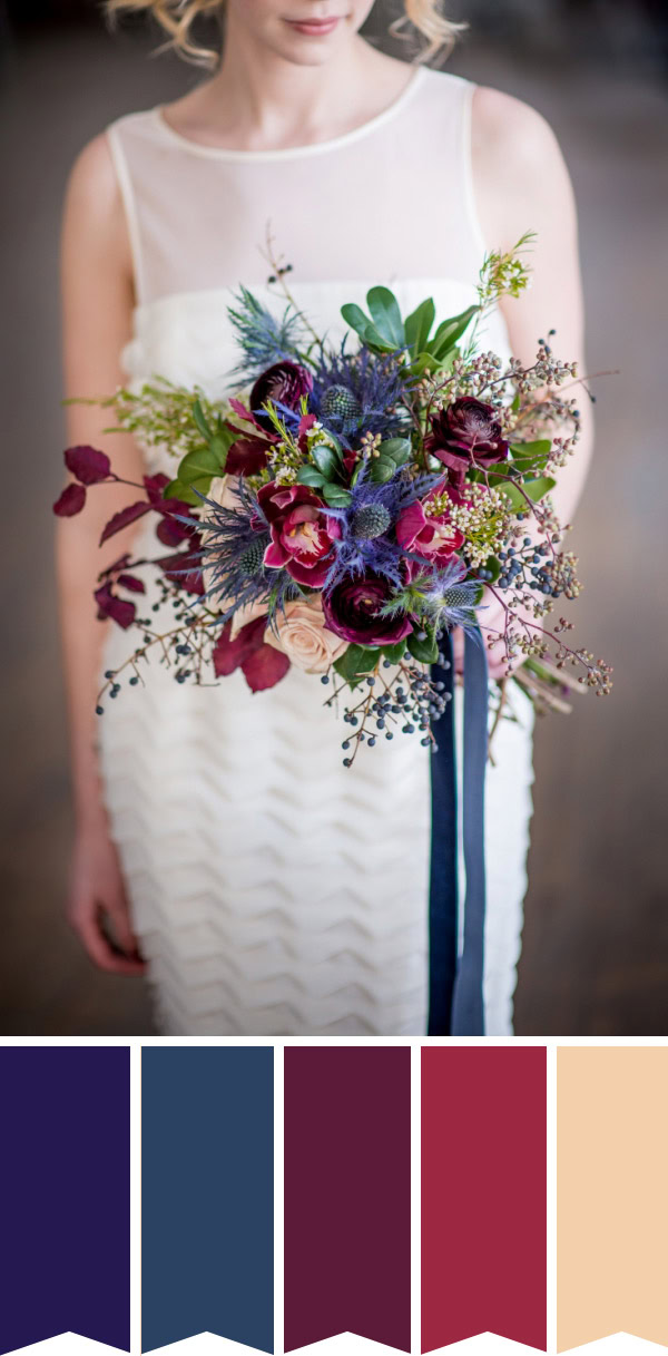 Inspired By The Season 7 Autumn Bridal Bouquets Onefabday Com