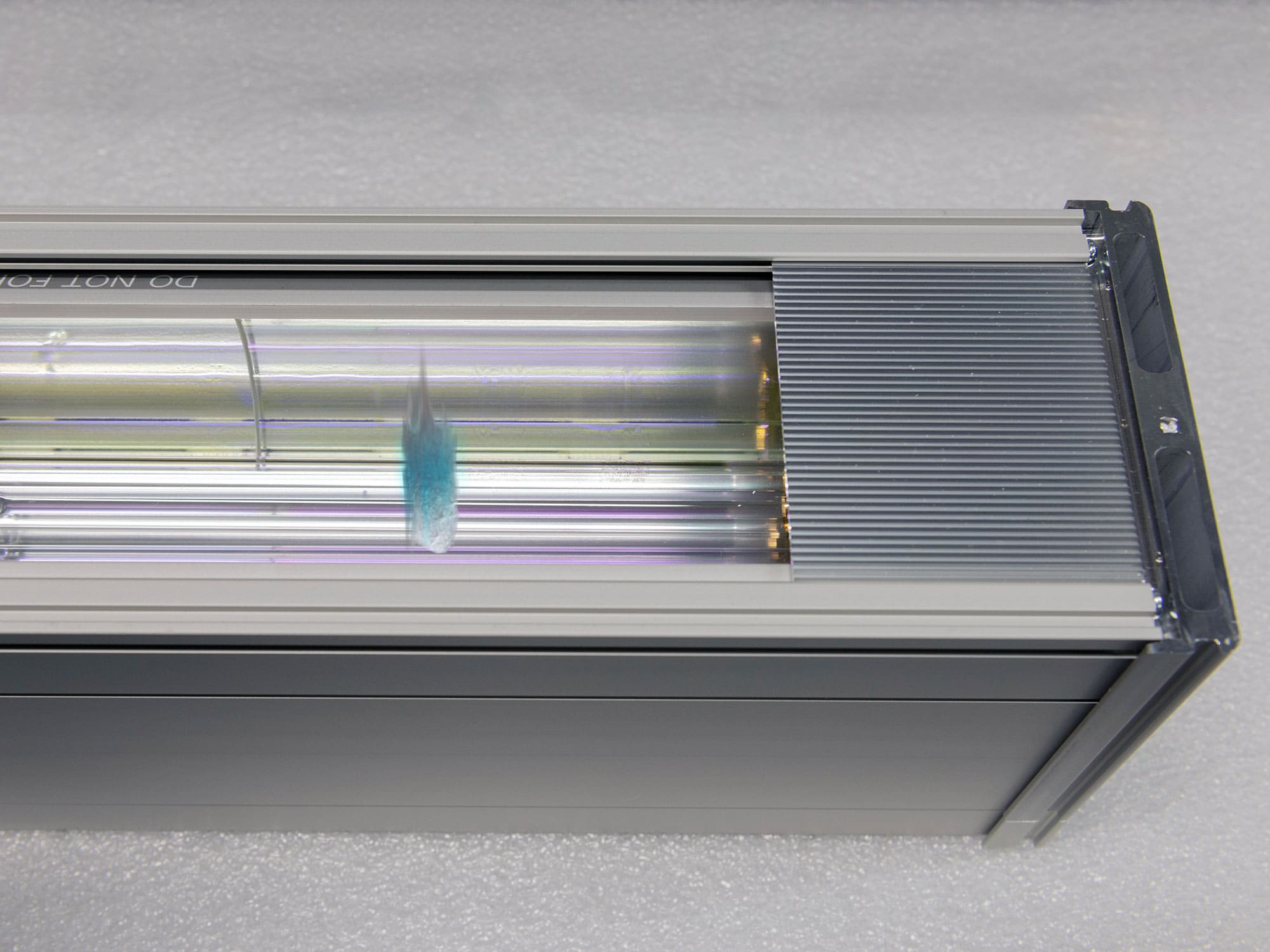 Грязь на кварцевом окне