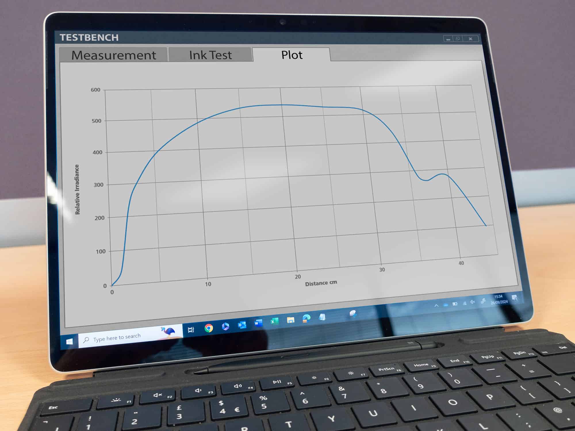 Ноутбук и приложение для мониторинга УФ-излучения