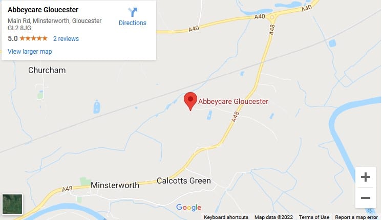 abbeycaregloucester googlemap