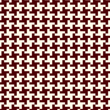 Burgundy Houndstooth Carpet