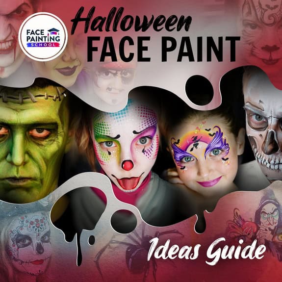 Creepy Clown Face Paint  Halloween Make up Tutorial 