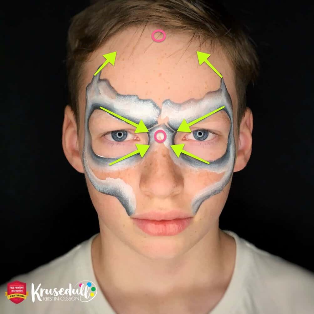 Kids Skeleton Face Paint Ideas itti.edu.sa