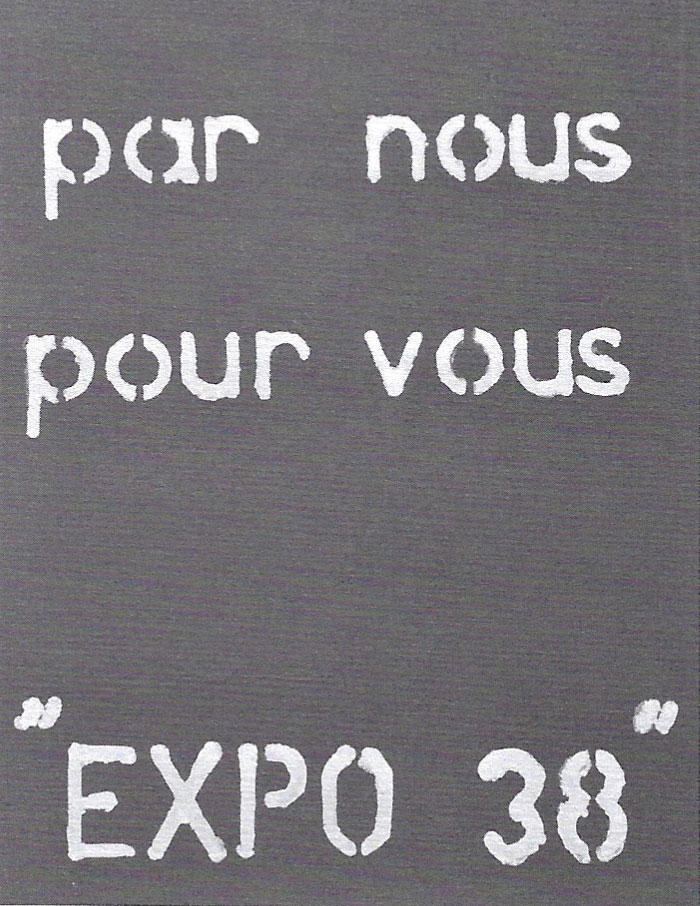 par nous - pour vous - "Expo 38"