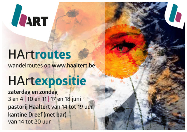 Anita Fleerackers in HArtexposition in Pastorij Haaltert