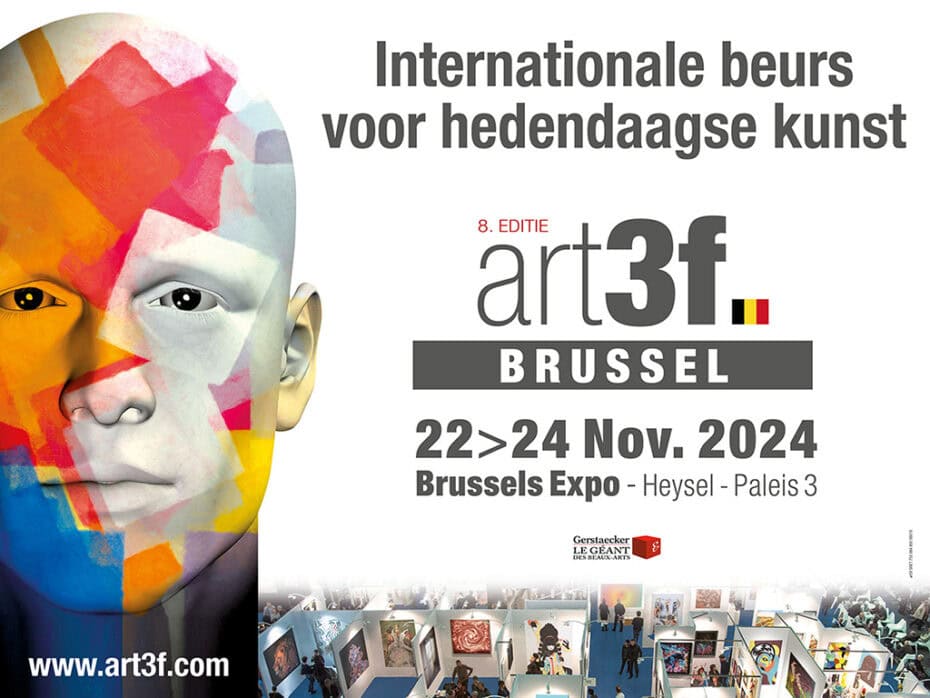 art3f Brussel 2024 Internationale beurs voor hedendaagse kunst - Stand Anita Fleerackers