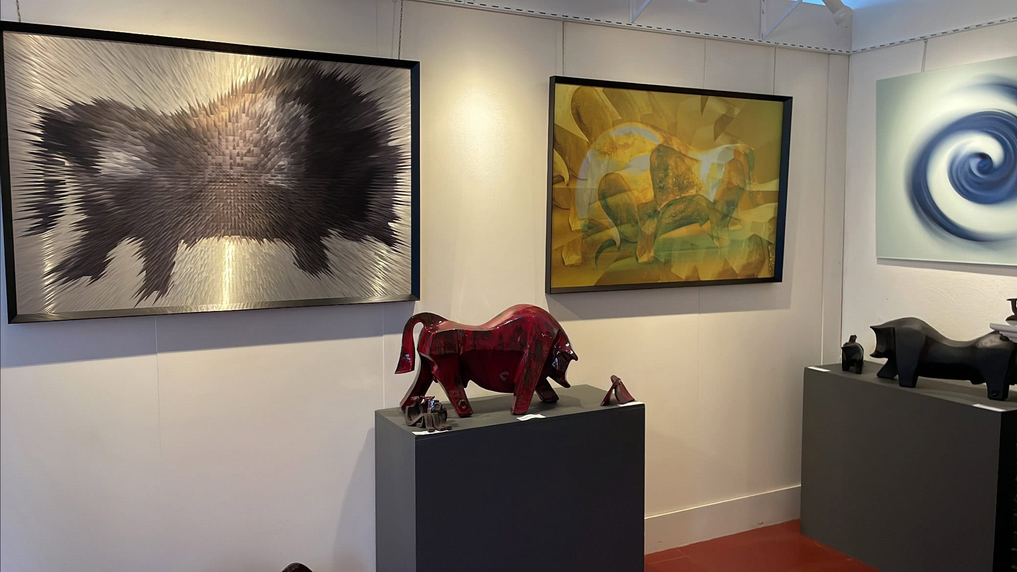 Stand B90 © Anita Fleerackers. Art Shopping Paris in Carrousel du Louvre.