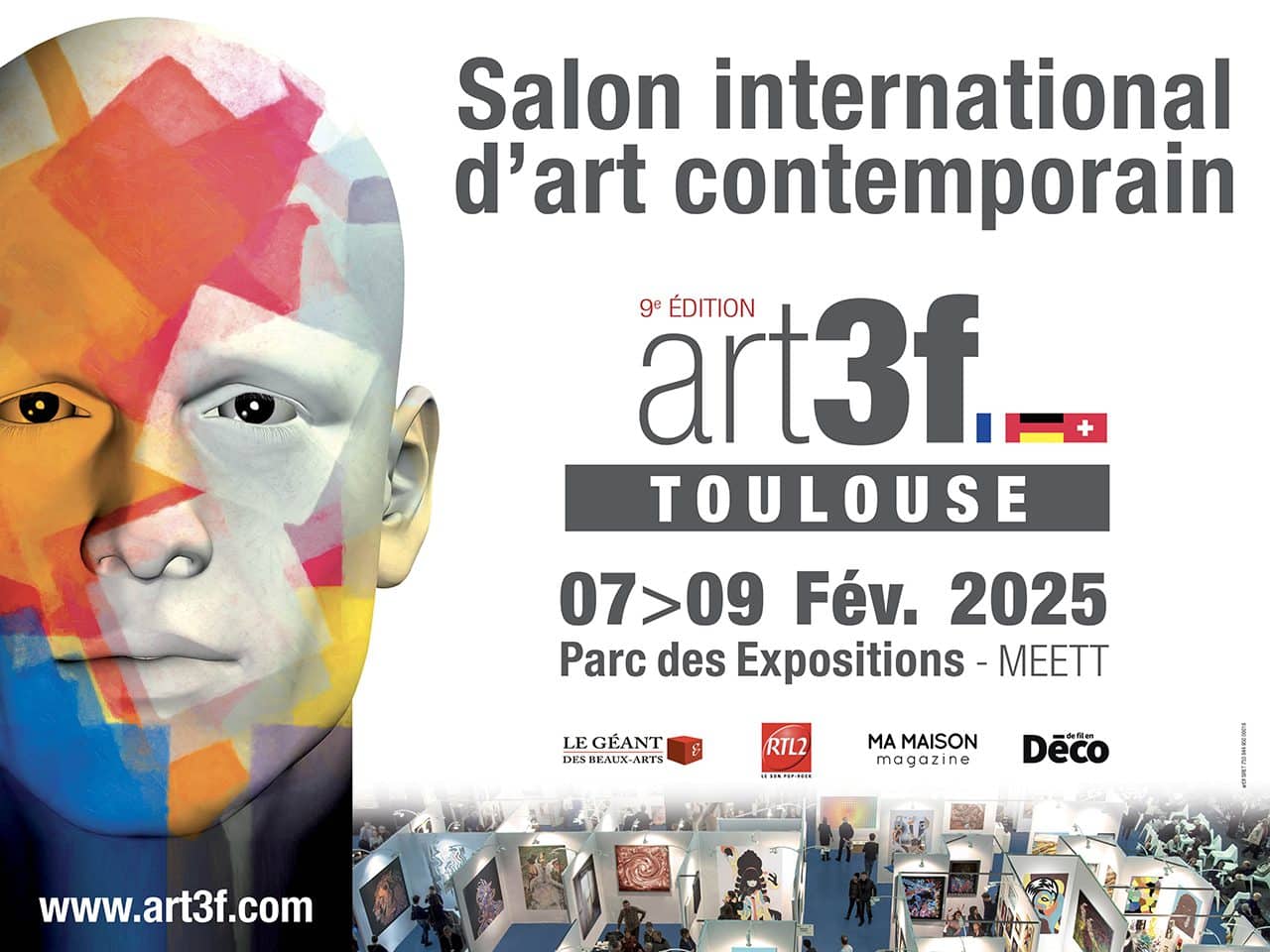 art3f Toulouse 2025 Internationale beurs voor hedendaagse kunst - Stand Anita Fleerackers