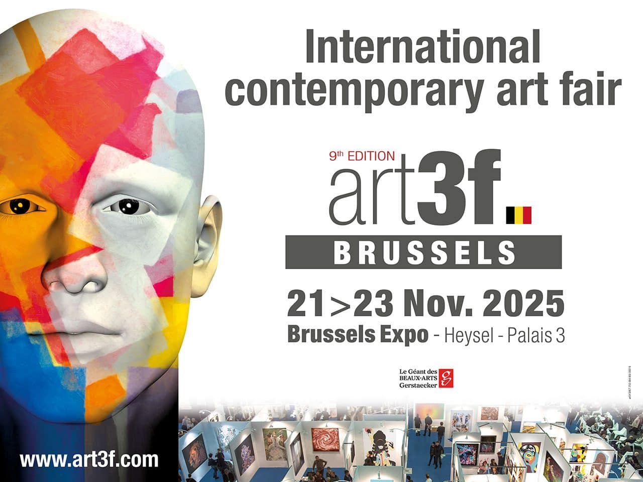 art3f Brussels 2025 Internationale Messe für zeitgenössische Kunst - Stand Anita Fleerackers