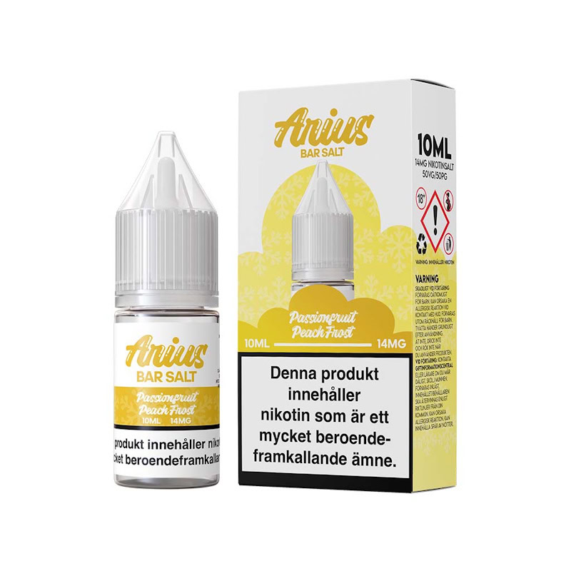 Arius Nicsalt 10ml 14mg Passionfruitpeachfrost