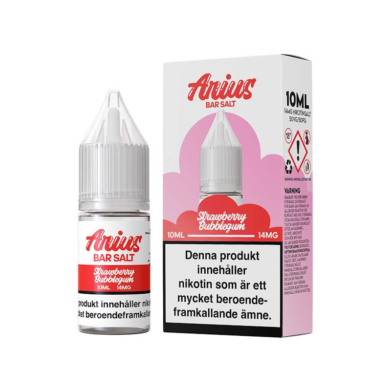Arius Nicsalt 10ml 14mg Strawberrybubblegum