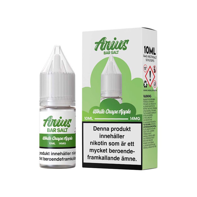 Arius Nicsalt 10ml 14mg White Grape Apple