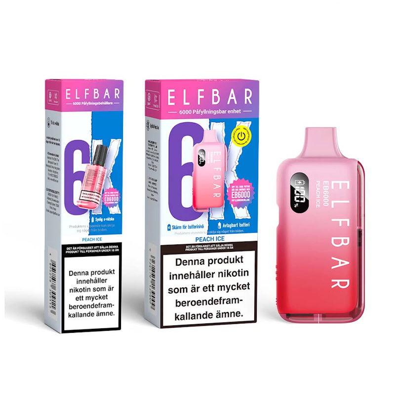 Elfbar 6k Peach Ice