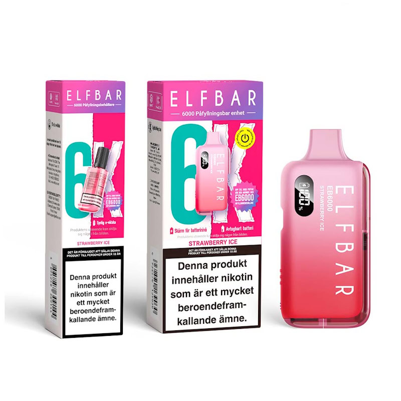 Elfbar 6k Strawberry Ice