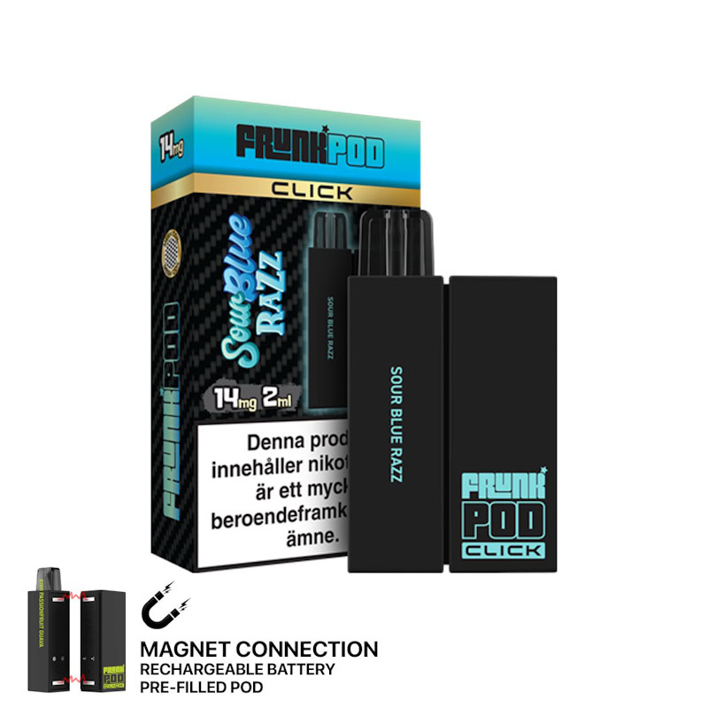 Frunk Pod Click Sour Blue Razz