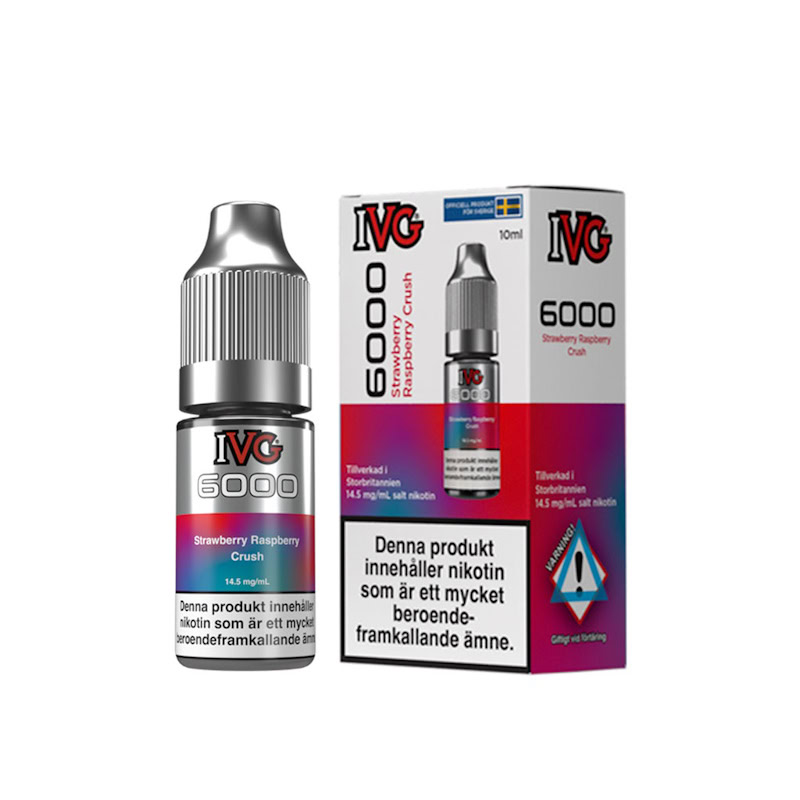 Ivg 6000 10ml Strawberry Raspberry Crush Grande